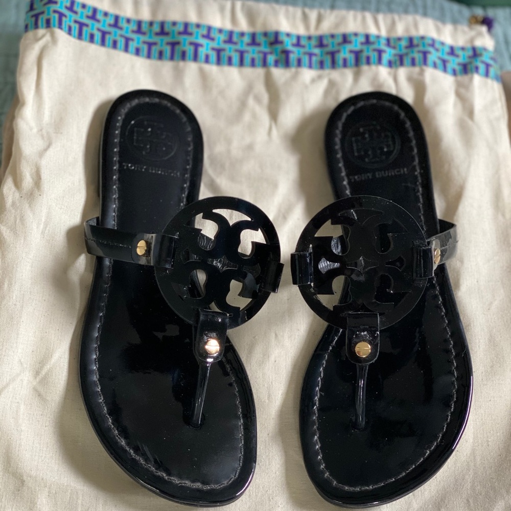 Tory Burch Miller Sandal, Patent Leather